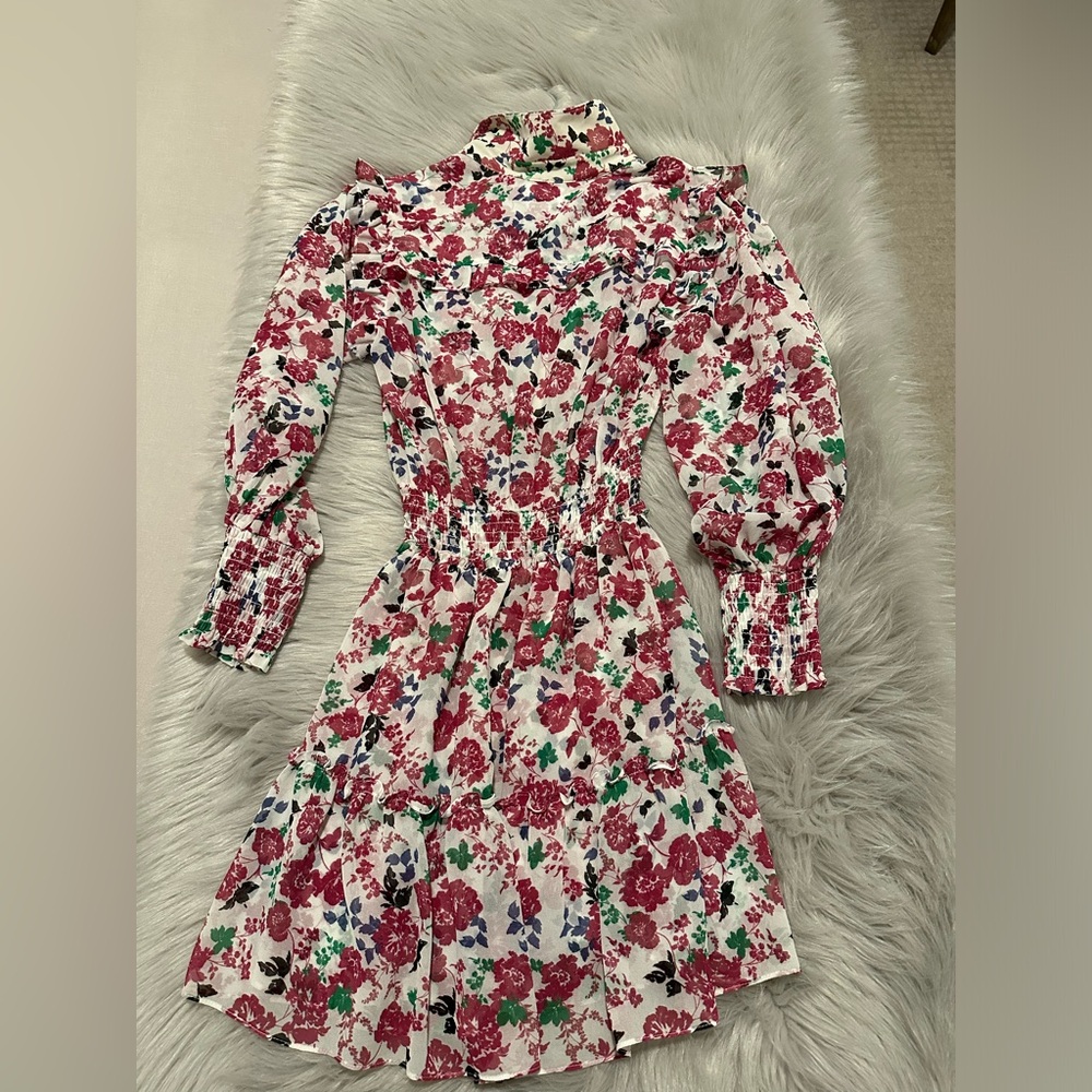 MISA FLORAL MINI DRESS